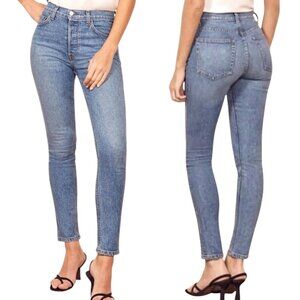 Reformation - Women’s ‘Serena’ High-Waist Skinny Jeans in ‘Maya’ Wash - Size 28